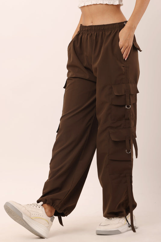 Zyrawear Genz Brown Cargo Pants