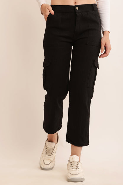 Black Cargo Pants